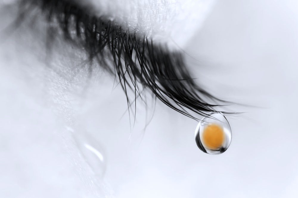 Illustration for the poem Frozen Tears