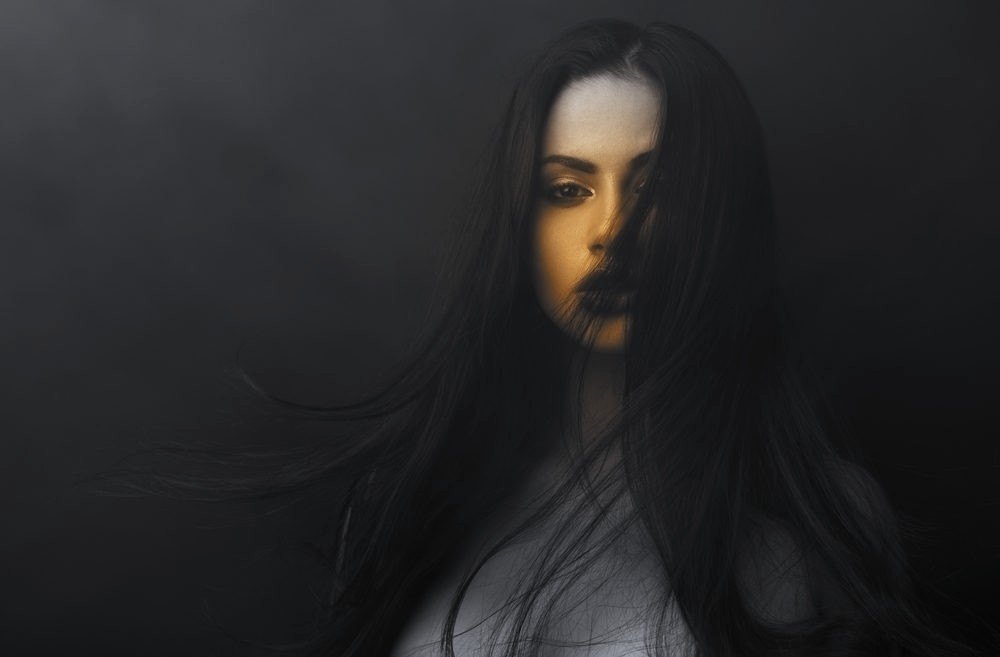 Illustration for the poem Mystery Girl